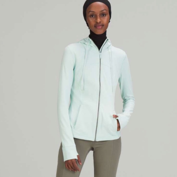 Women's Lululemon Hooded Define Jacket *Nulu Delicate Mint Size 8 W4BPES $128 - Picture 1 of 13